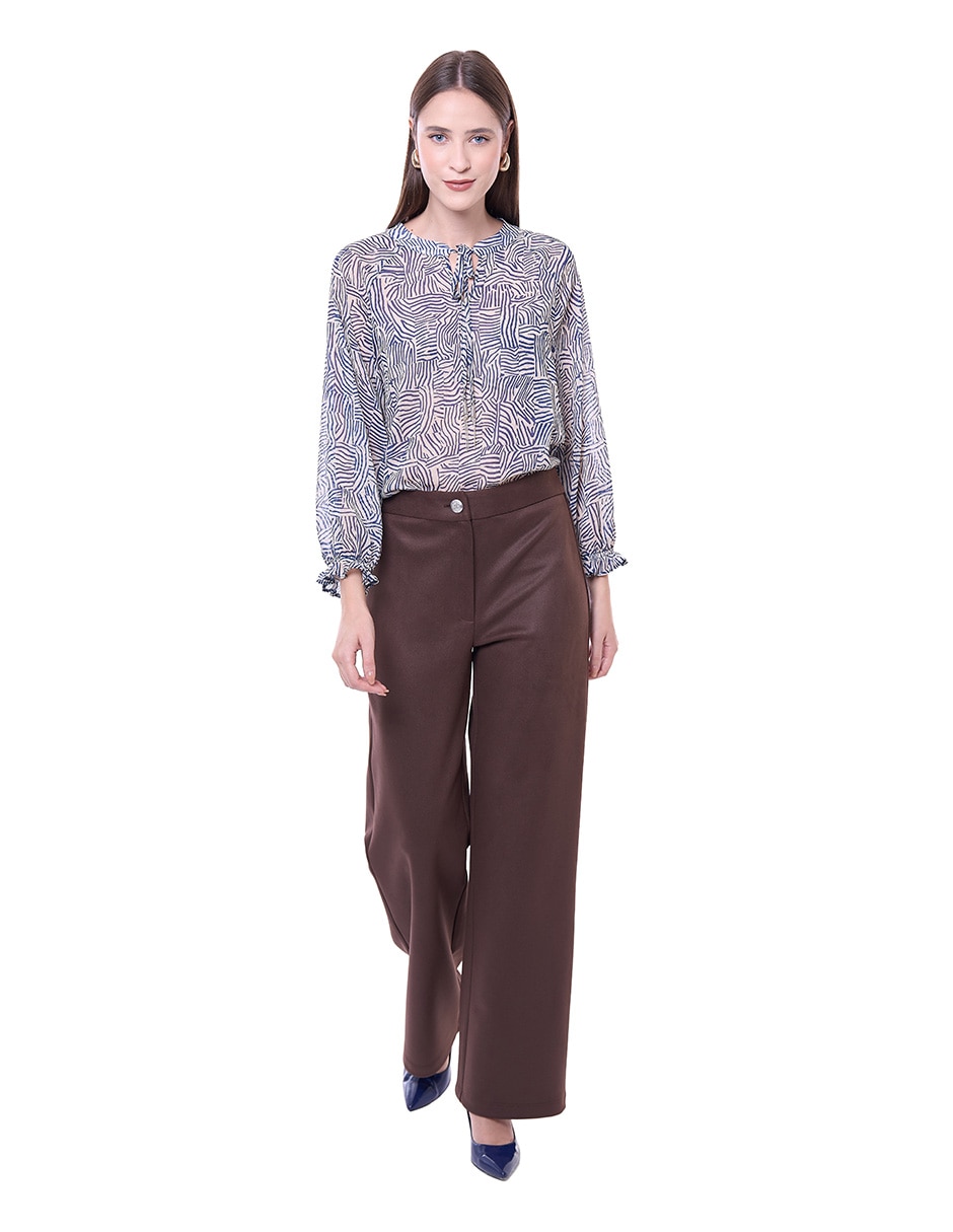 Pantalón recto para mujer