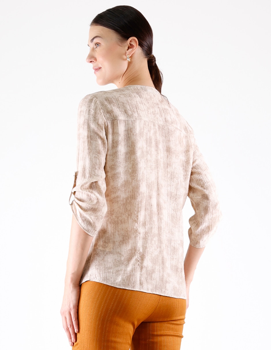 Blusa manga 3/4 para mujer 4