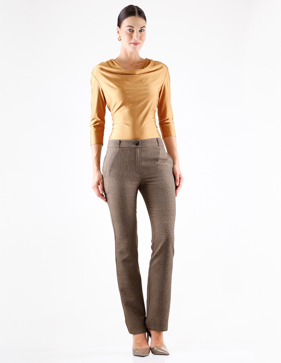 Pantalón regular para mujer 4