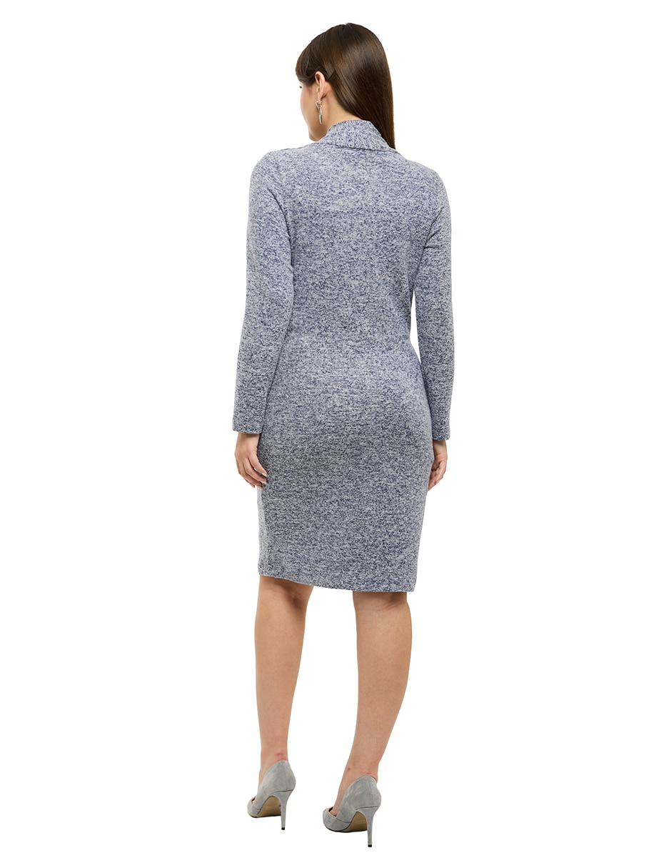 Vestido arriba rodilla casual para mujer 4