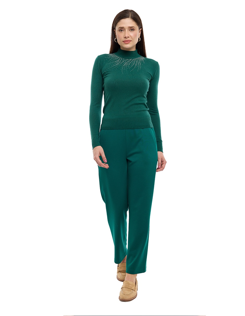 Suéter cuello alto para mujer 3