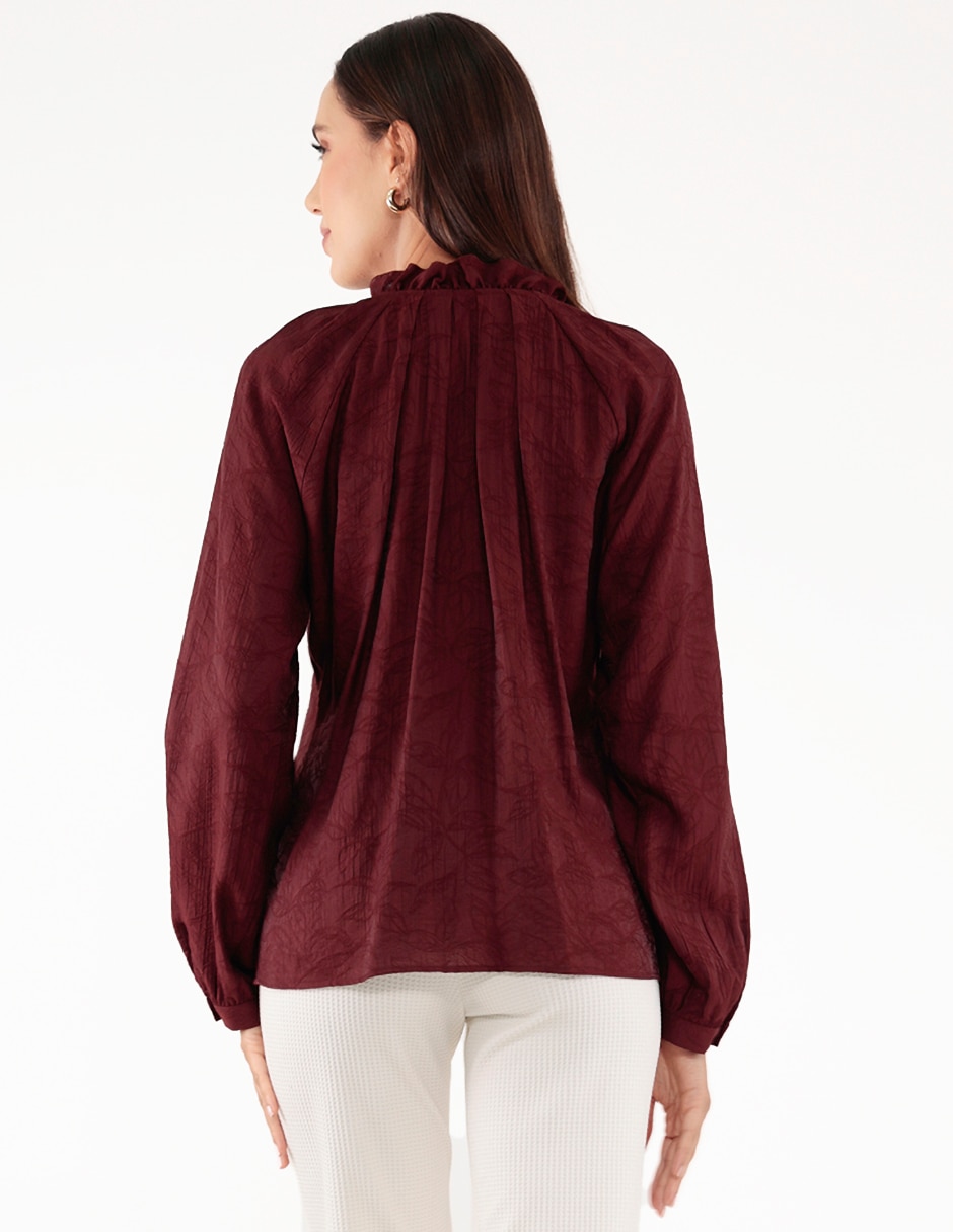 Blusa manga larga para mujer 3
