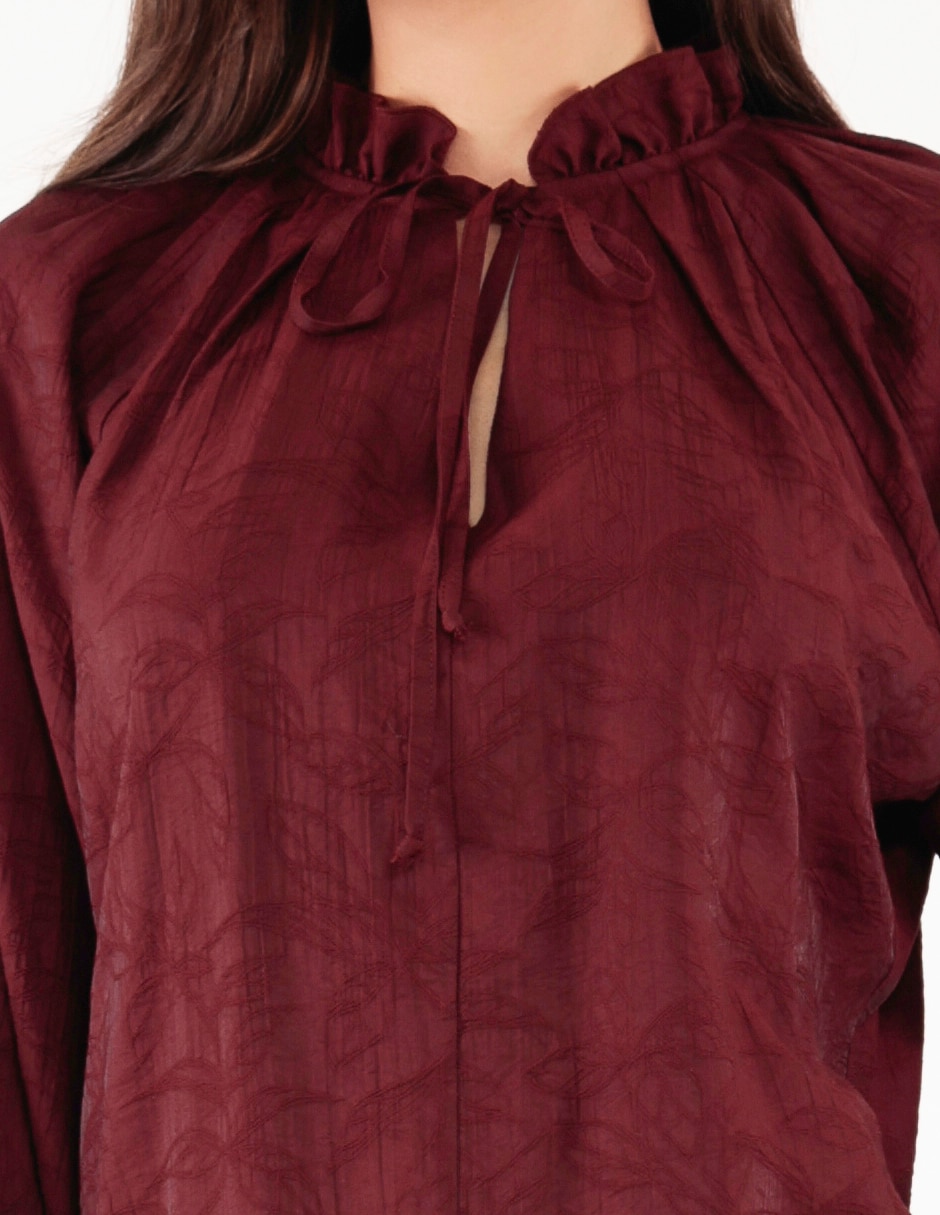 Blusa manga larga para mujer 4