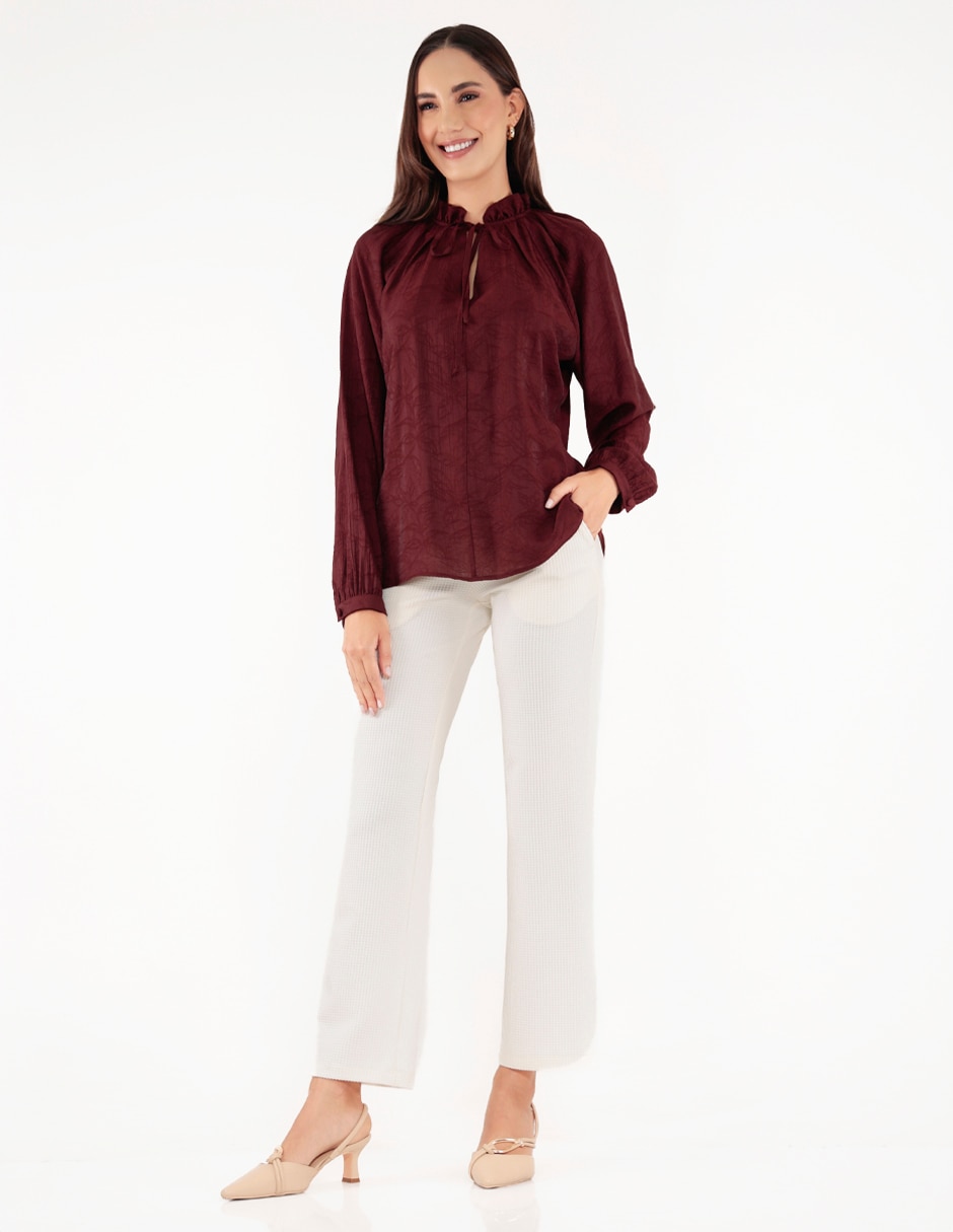 Blusa manga larga para mujer 2