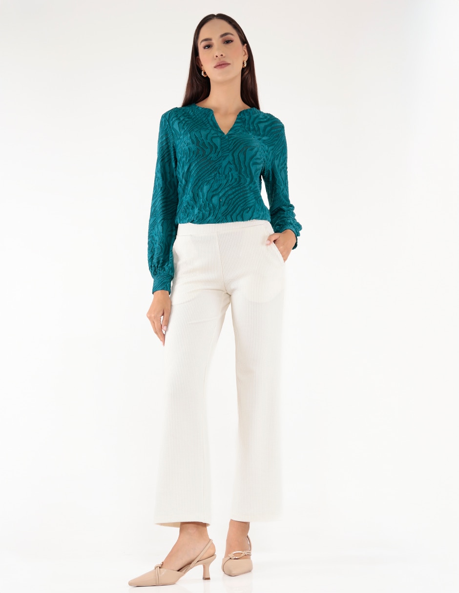 Pantalón recto para mujer