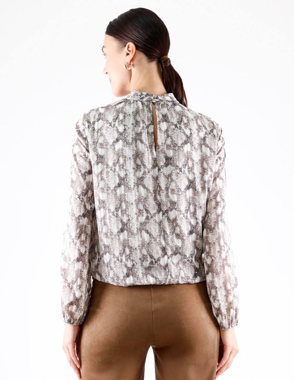 Blusa manga larga para mujer 4