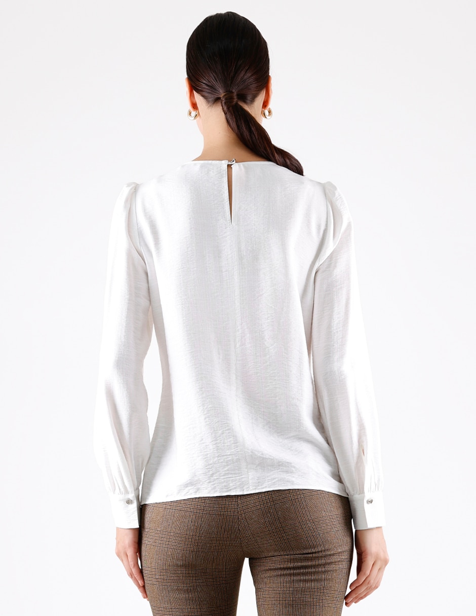 Blusa manga larga para mujer 3