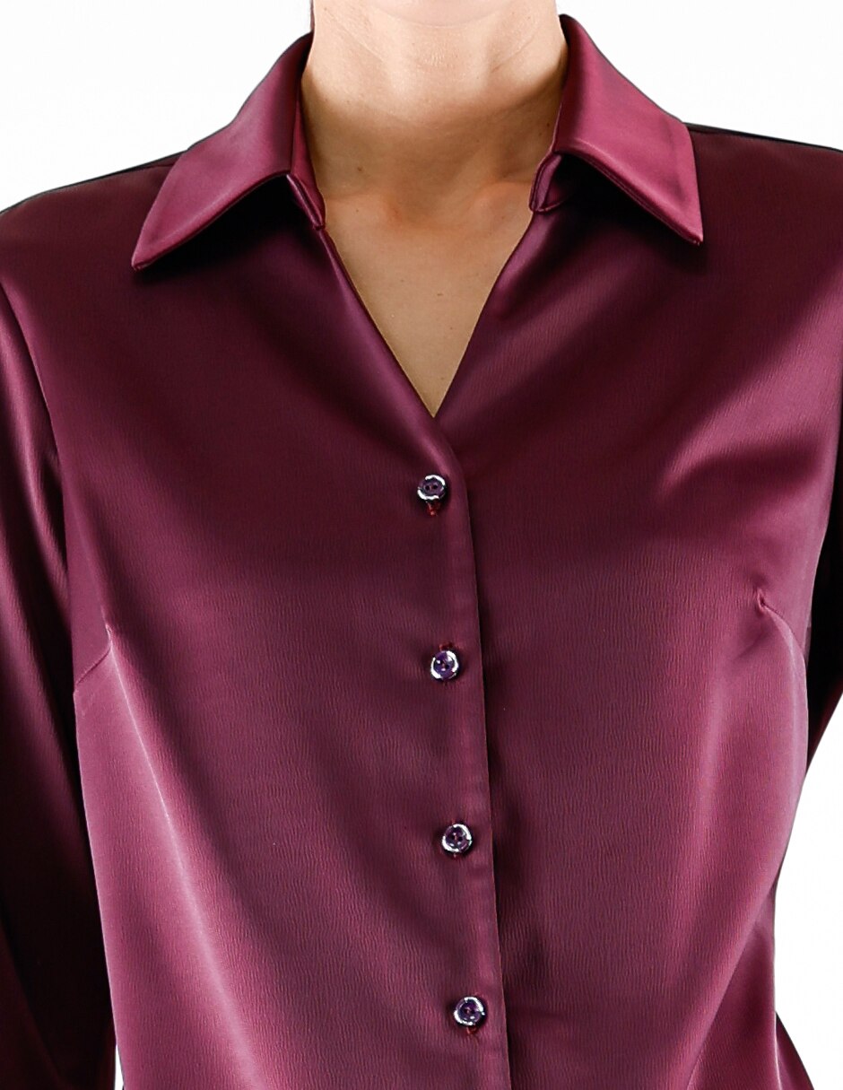 Blusa manga larga para mujer 4