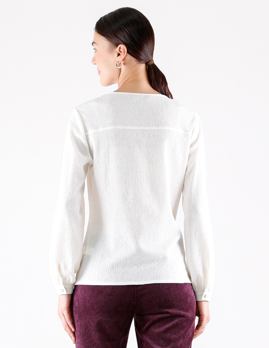 Blusa manga larga para mujer 2