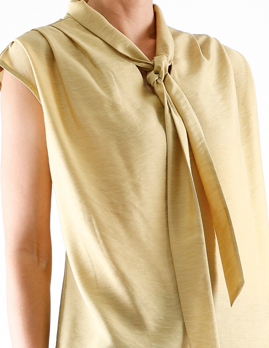 Blusa manga corta para mujer 4