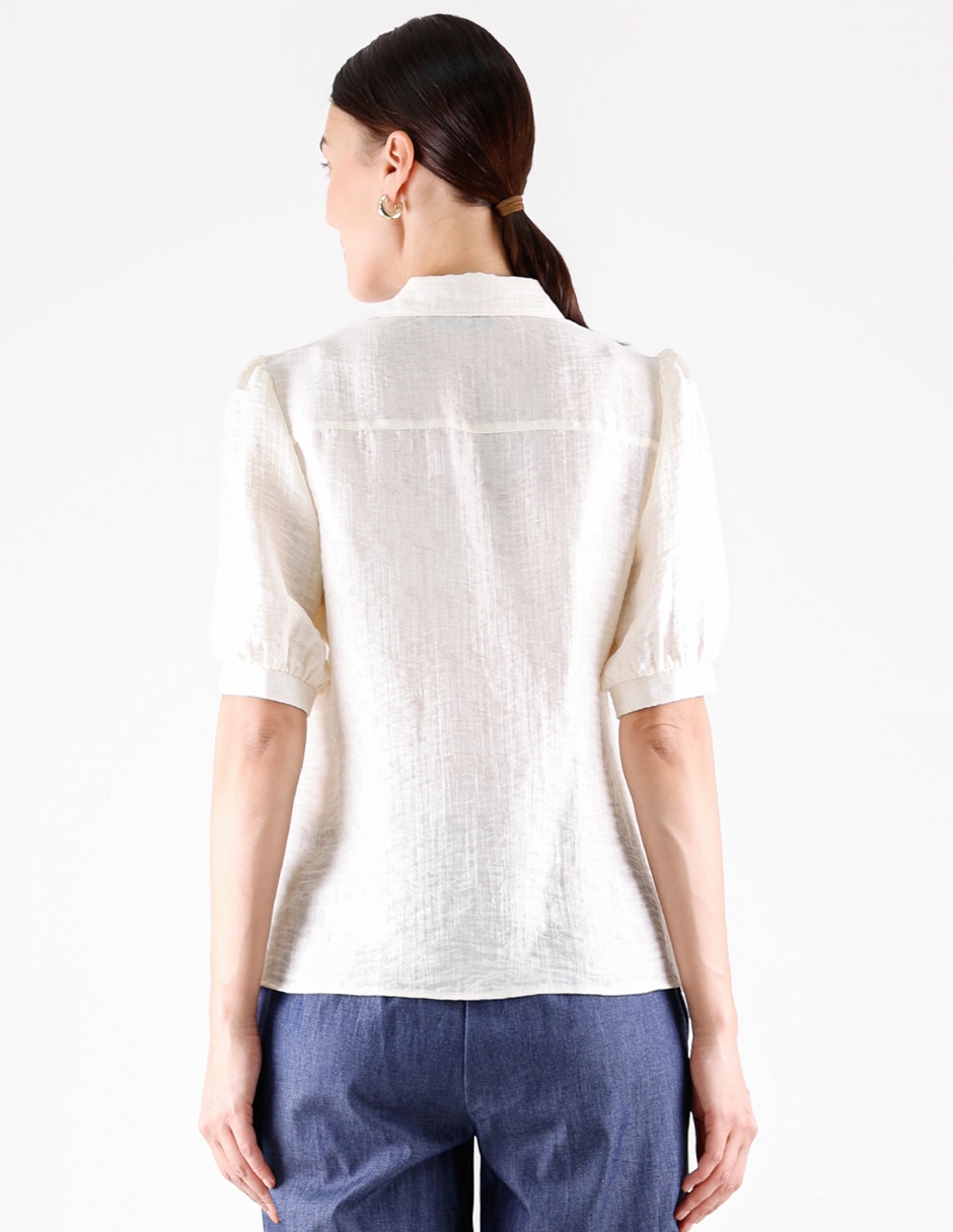 Blusa manga al codo para mujer 2