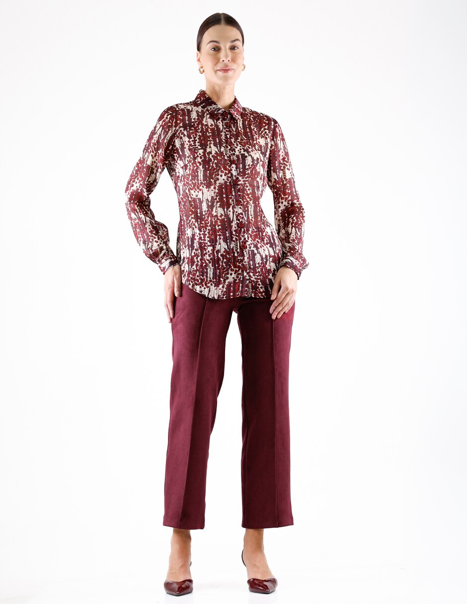 Blusa manga larga para mujer 3