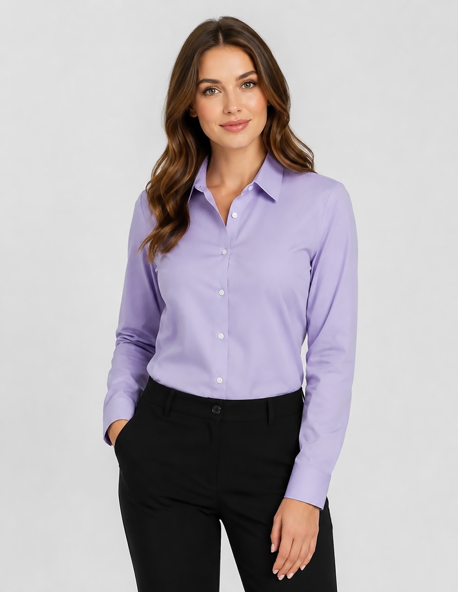 Blusa manga larga para mujer