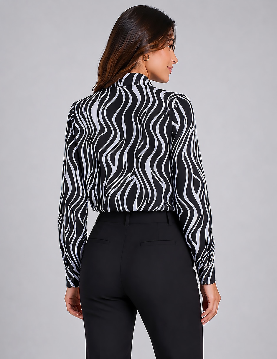 Blusa manga larga para mujer 3