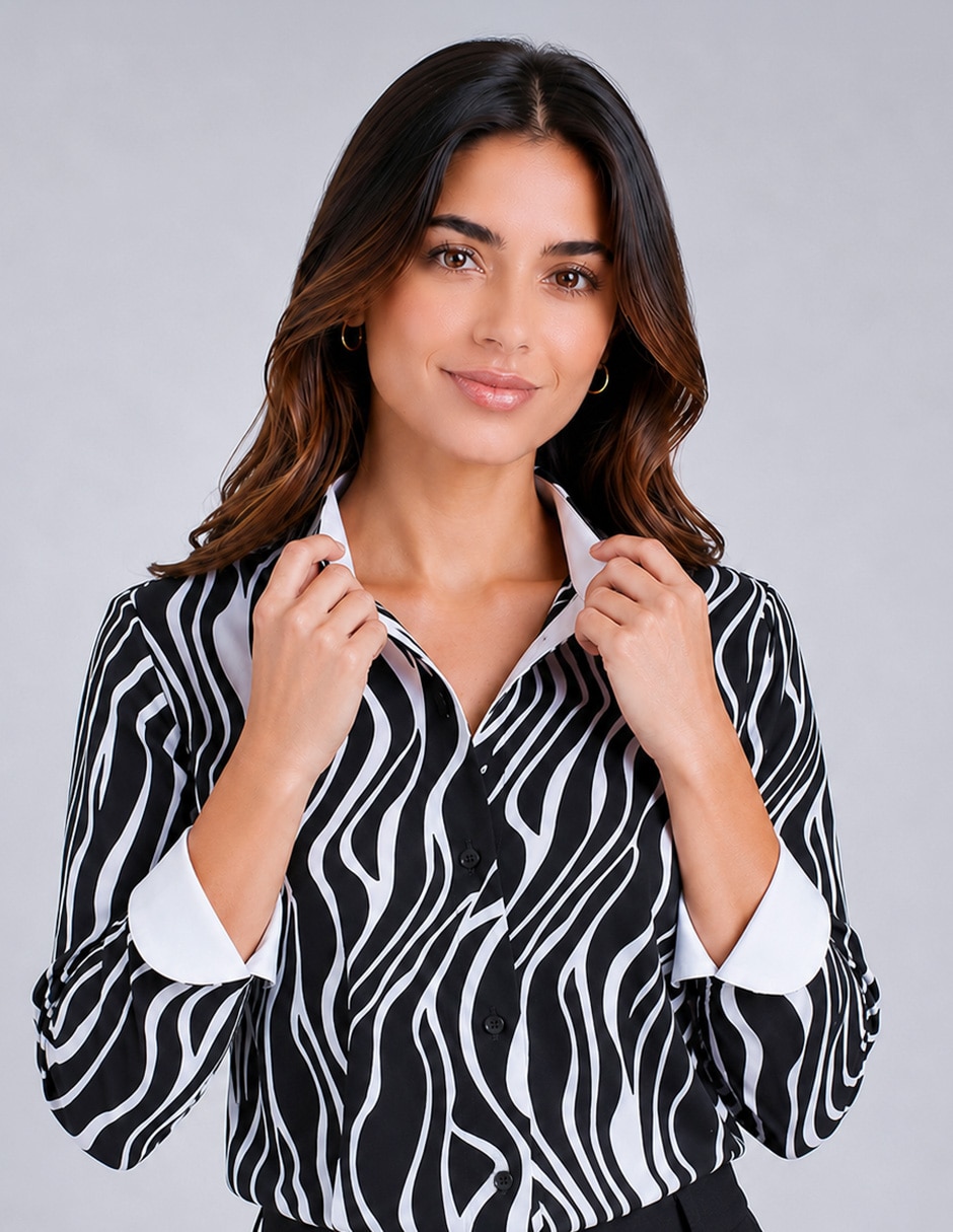 Blusa manga larga para mujer 2