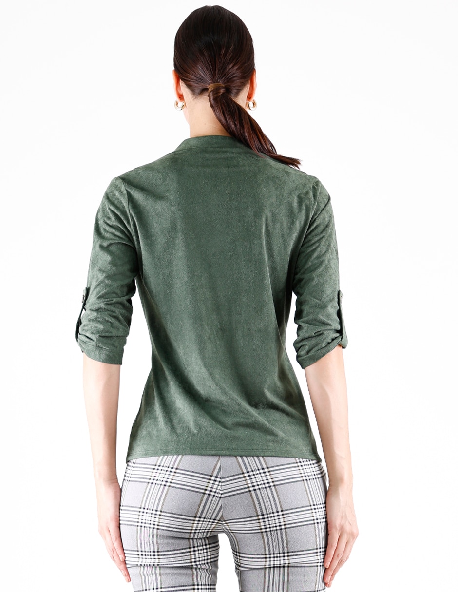 Blusa manga 3/4 para mujer 2