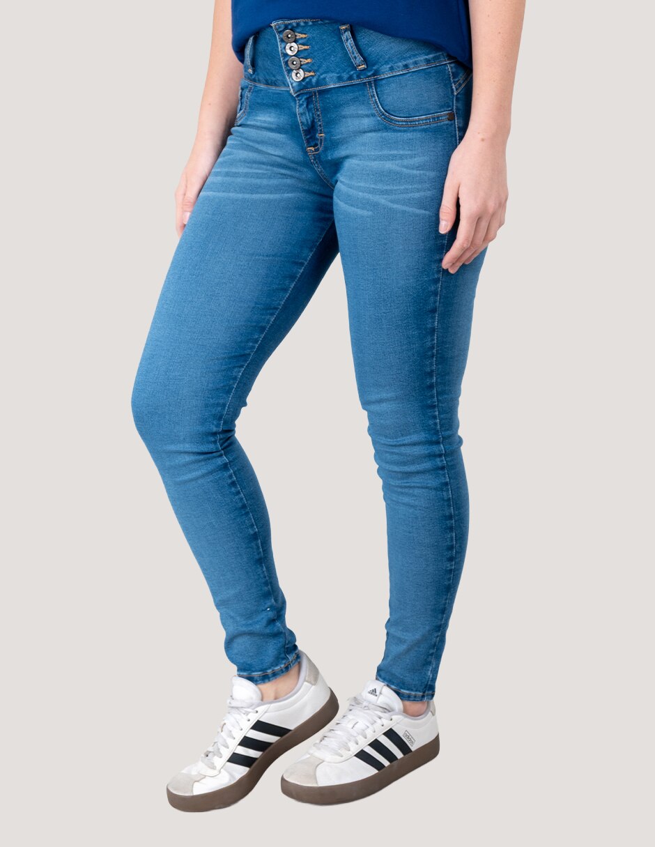 Jeans/Jegging/Jeans jogger Regular Skinny Cintura alta 112373652 Jeans Mujer para mujer 4