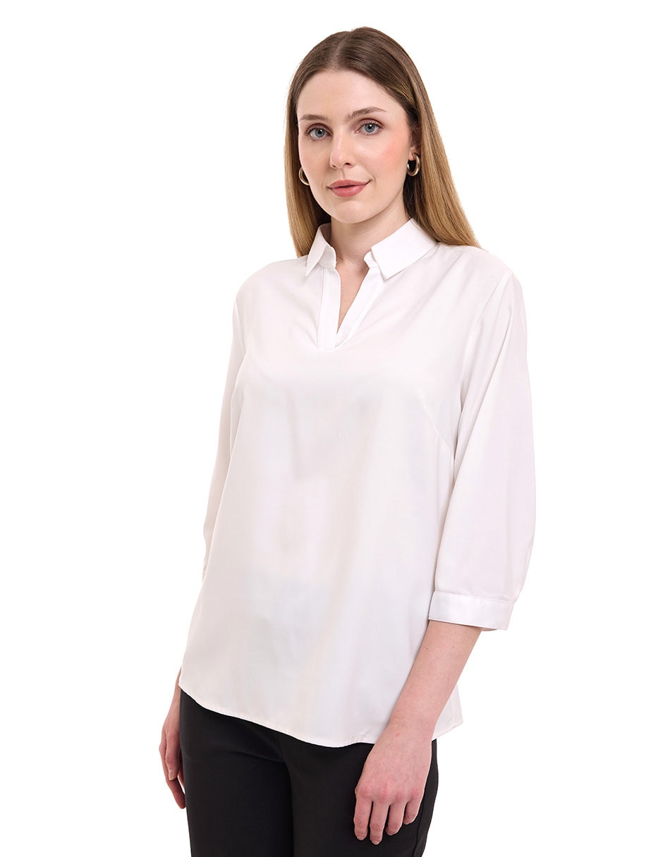Blusa mujer manga 3/4 para mujer Blusa mujer manga 3/4 para mujer