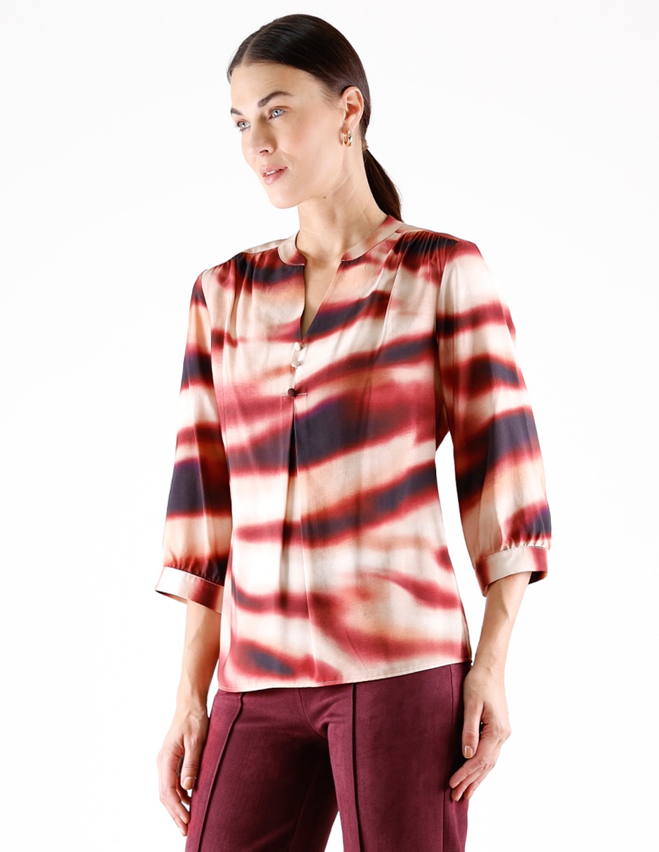 Blusa manga 3/4 para mujer