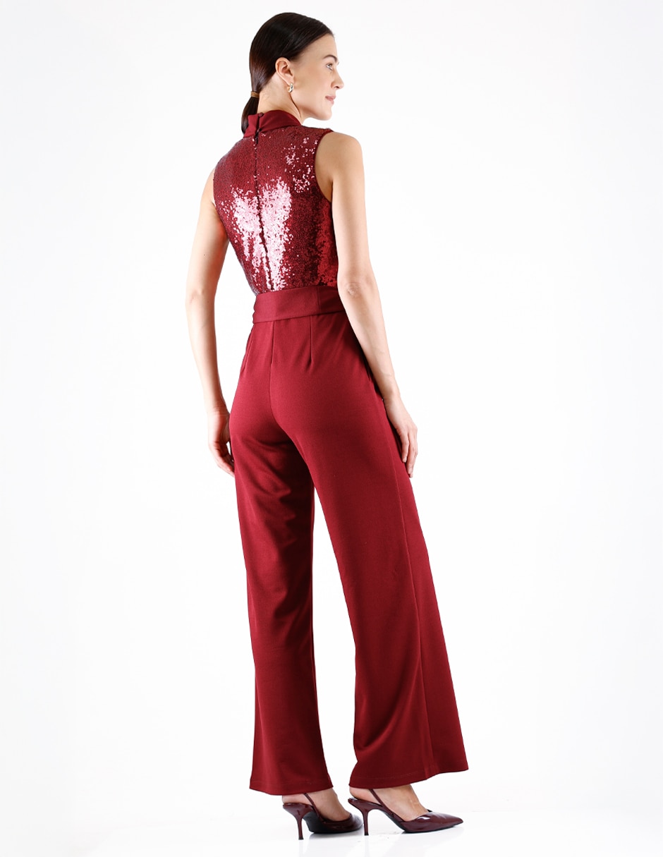 Jumpsuit NO APLICA de Poliéster Formal estampado Liso para mujer 2