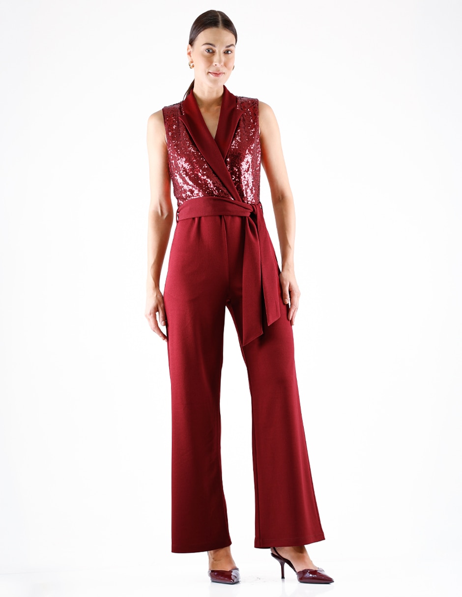 Jumpsuit NO APLICA de Poliéster Formal estampado Liso para mujer 3