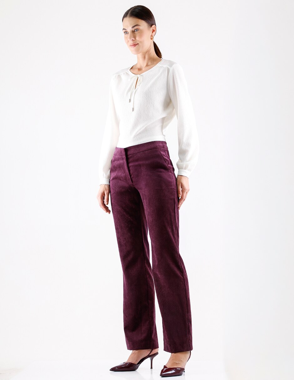 Pantalón amplio para mujer 4
