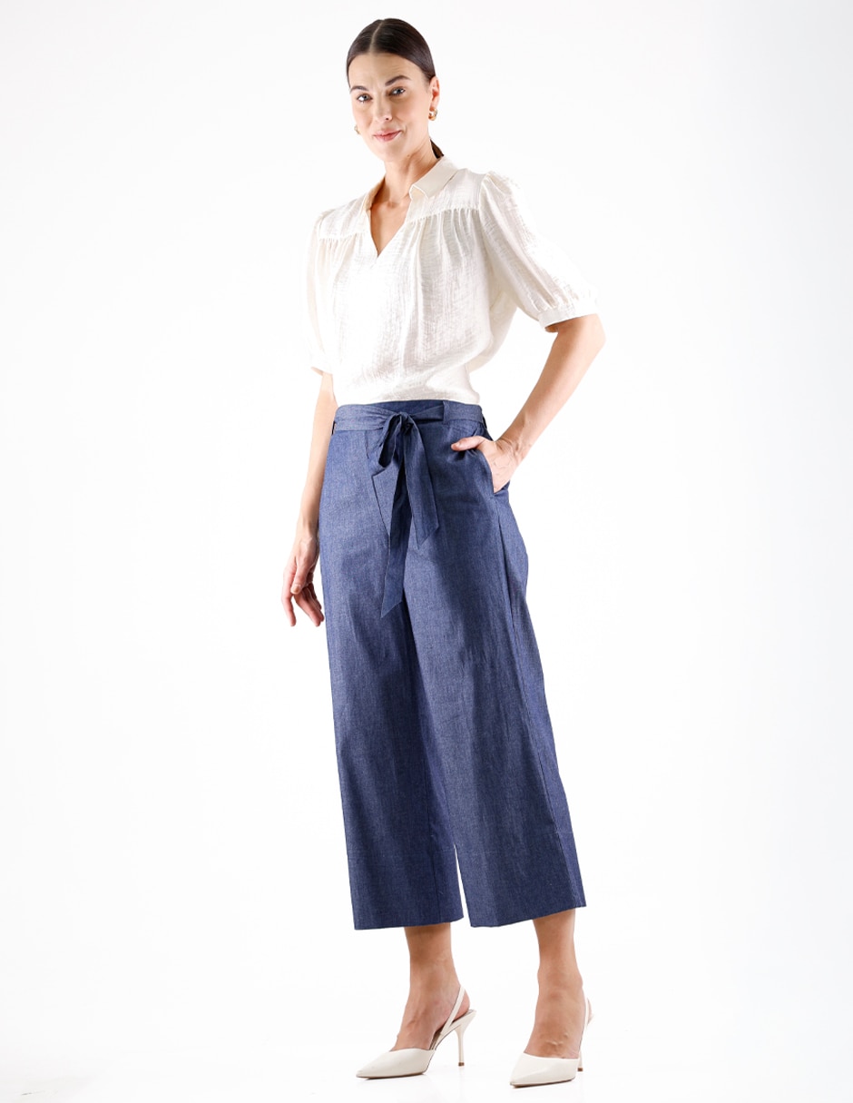 Pantalón relaxed amplio para mujer 3