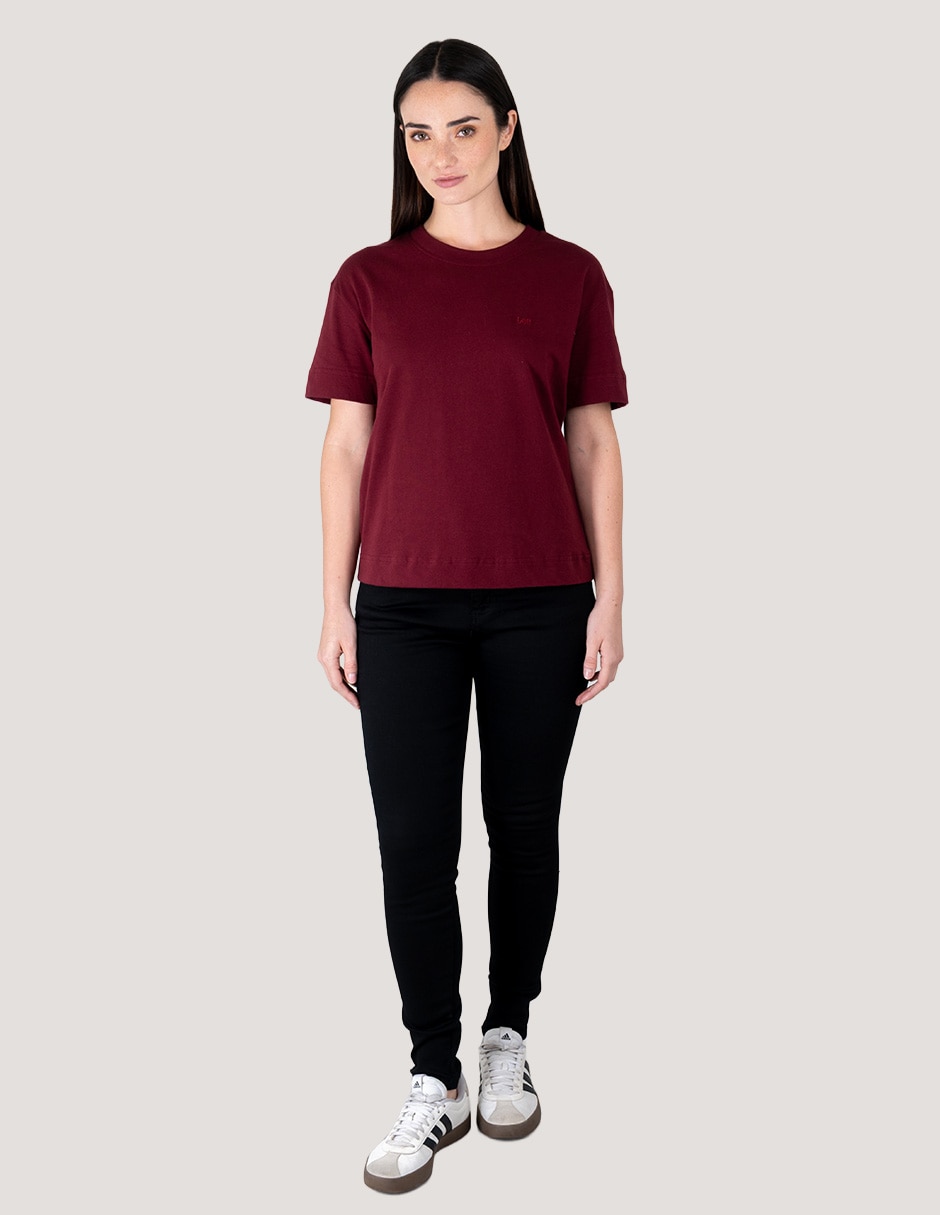 Playera manga corta playera mujer cuello redondo para mujer Playera manga corta playera mujer cuello redondo para mujer