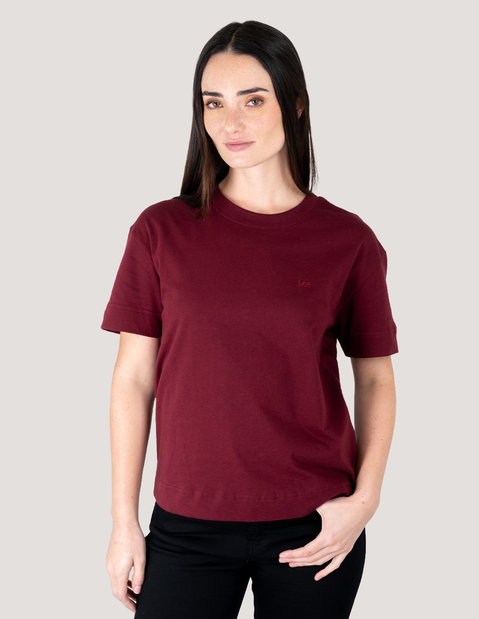 Playera manga corta playera mujer cuello redondo para mujer 4