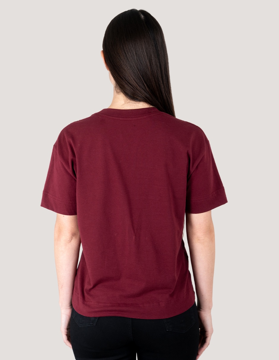 Playera manga corta playera mujer cuello redondo para mujer 2