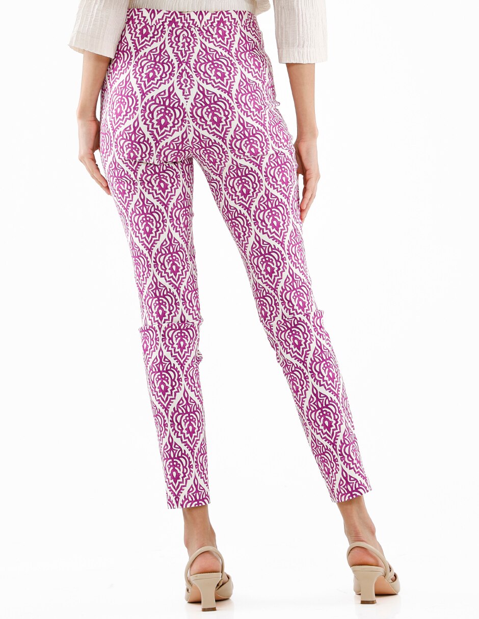 Pantalón aplioca regular para mujer 3