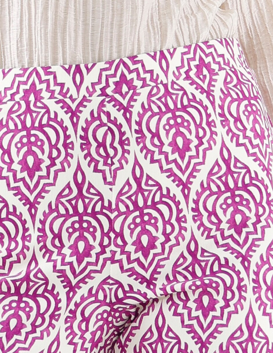 Pantalón aplioca regular para mujer 4
