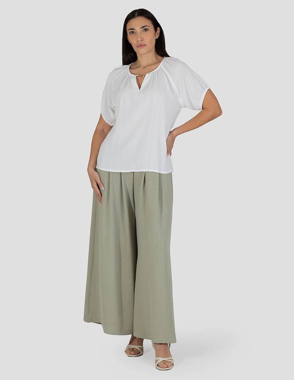 Blusa manga corta para mujer 2