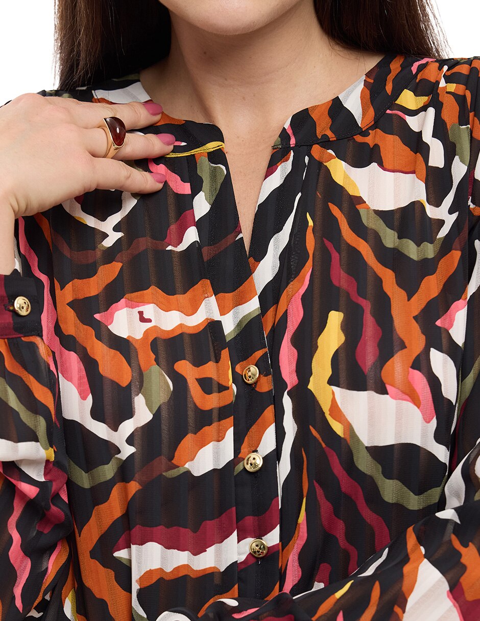 Blusa manga larga para mujer 4