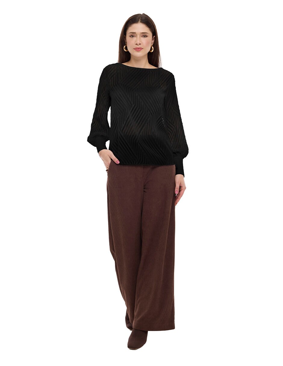 Blusa manga larga para mujer 3