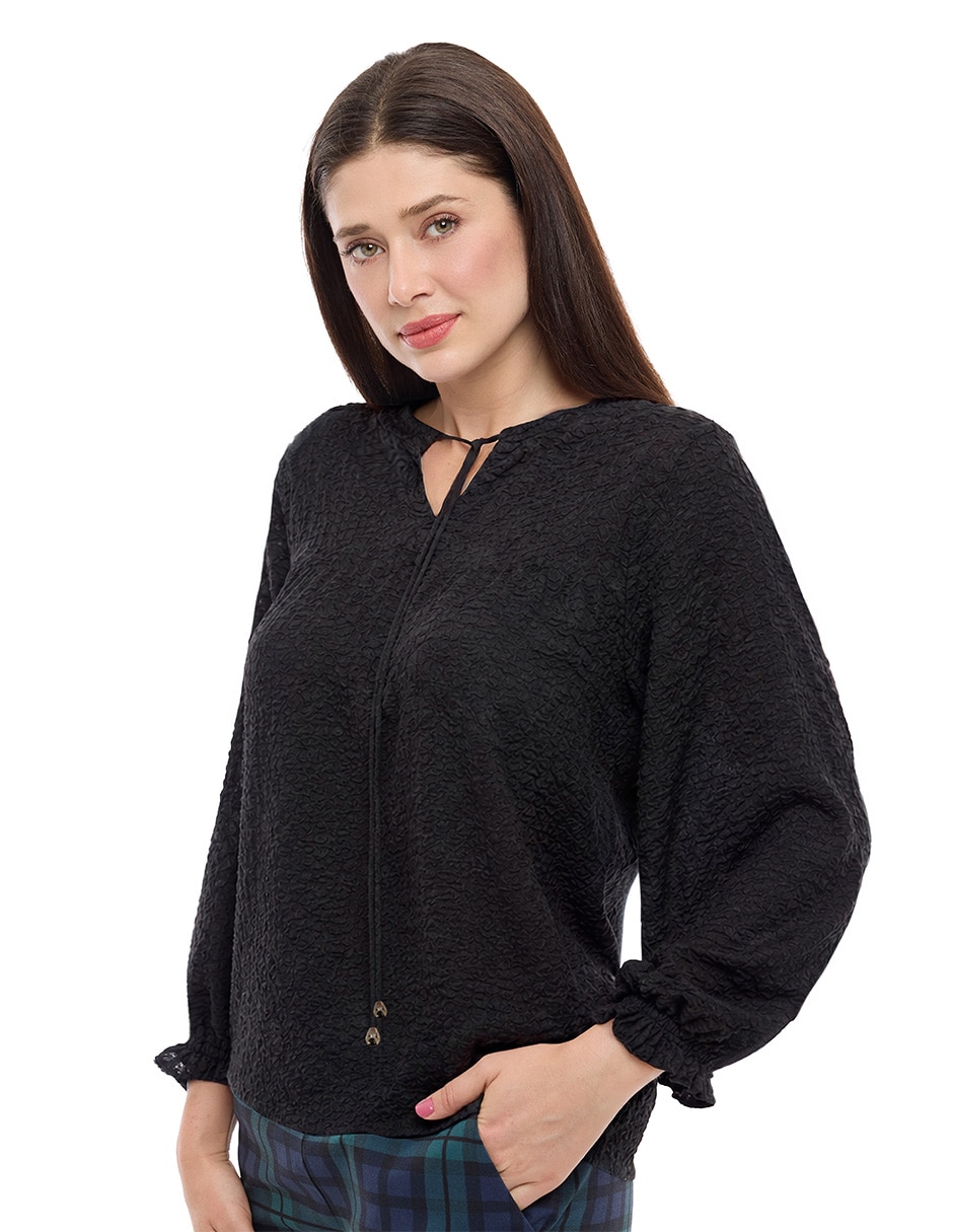 Blusa manga 3/4 para mujer Blusa manga 3/4 para mujer
