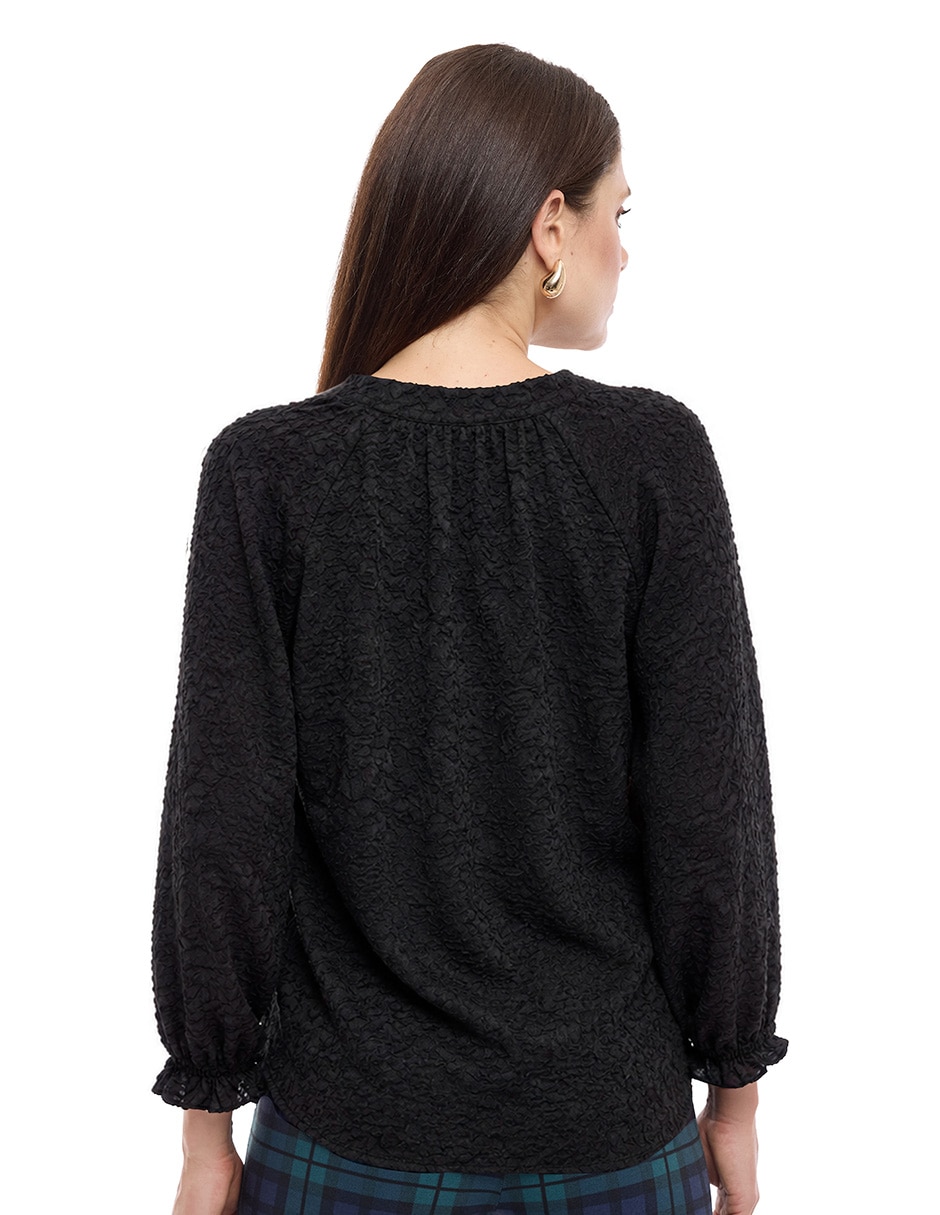 Blusa manga 3/4 para mujer 2