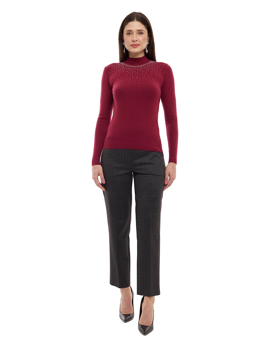 Suéter cuello alto para mujer 3