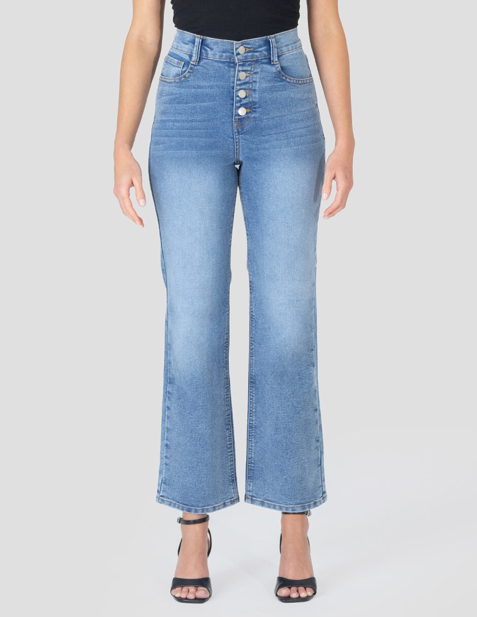 Jeans straight para mujer