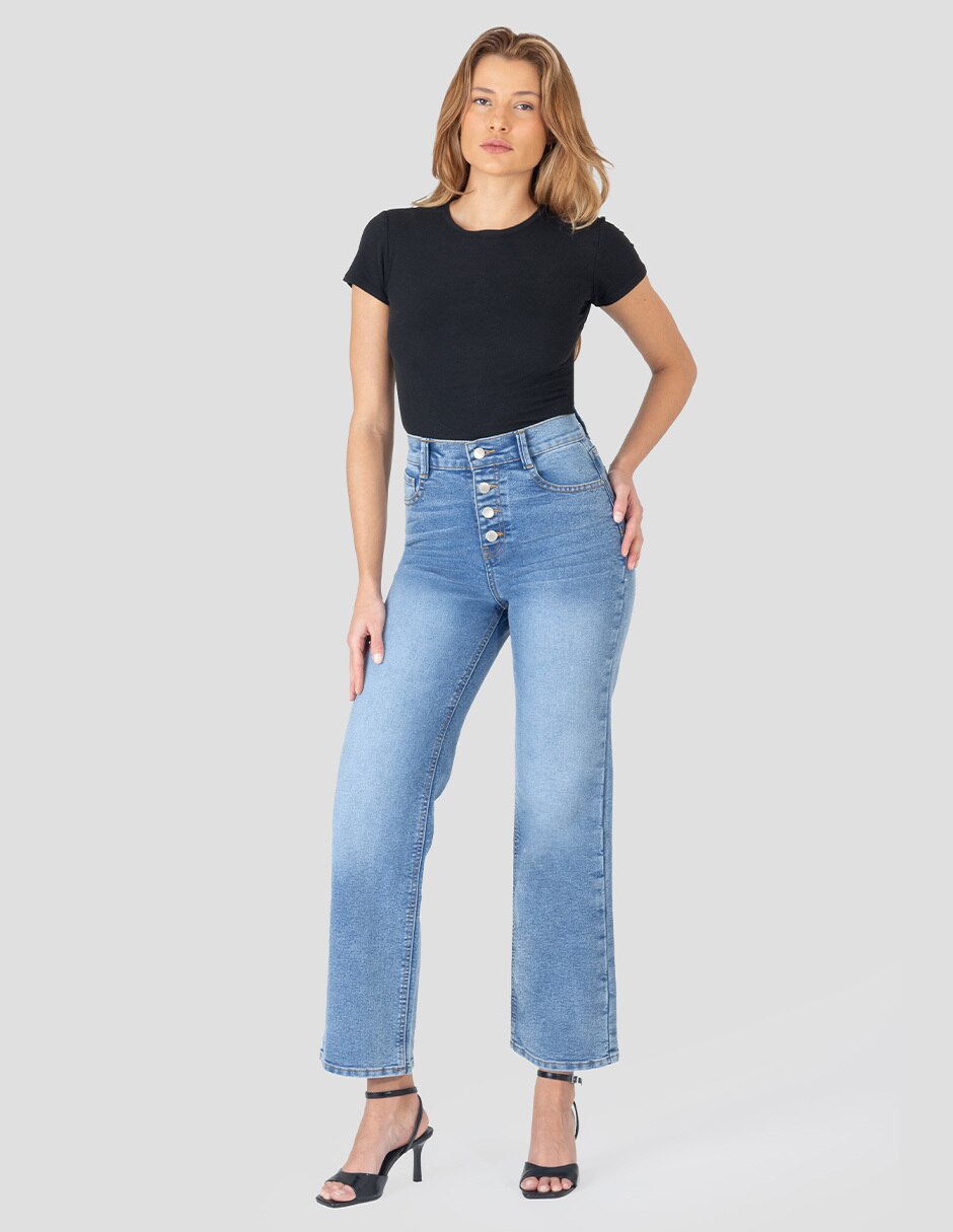 Jeans straight para mujer 3