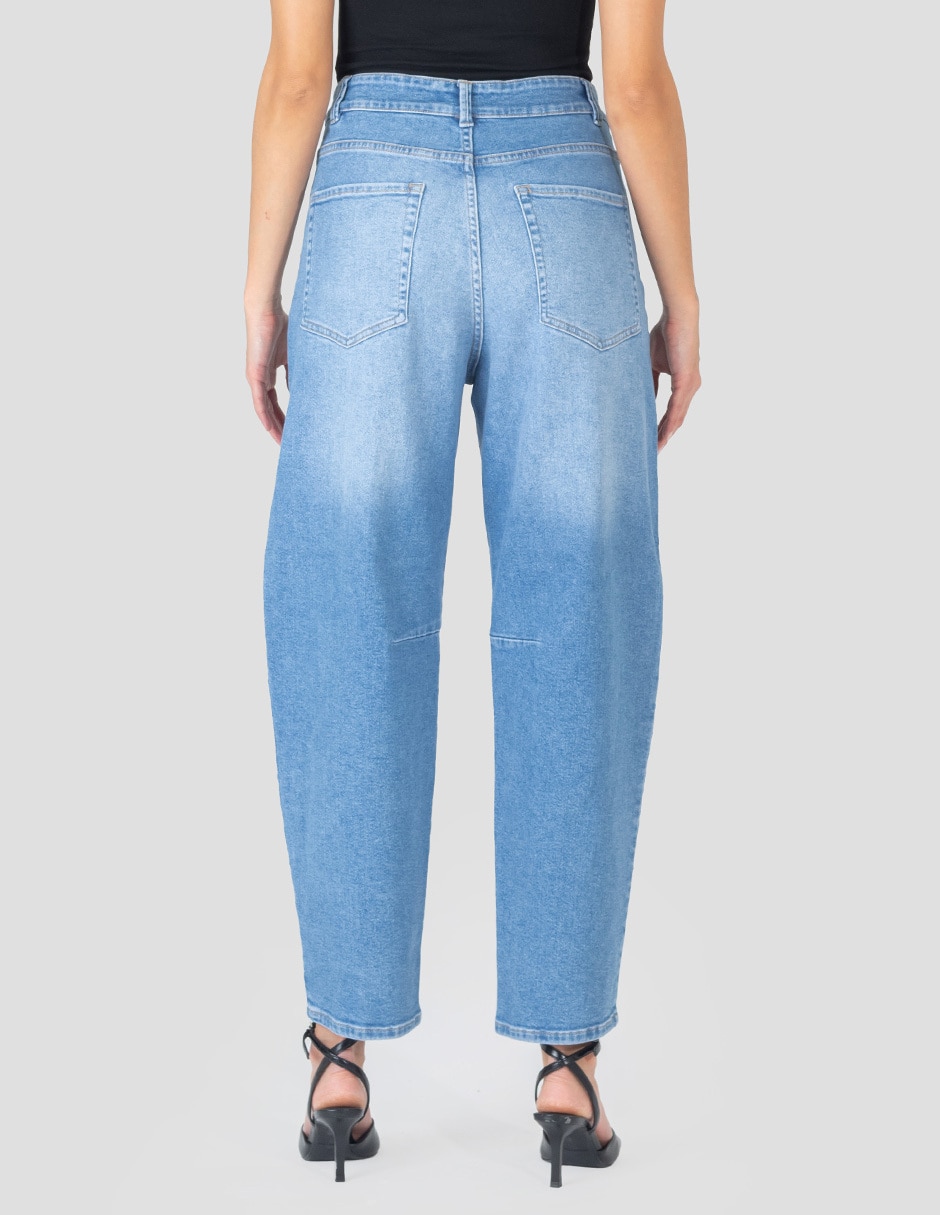 Jeans barrel para mujer 2