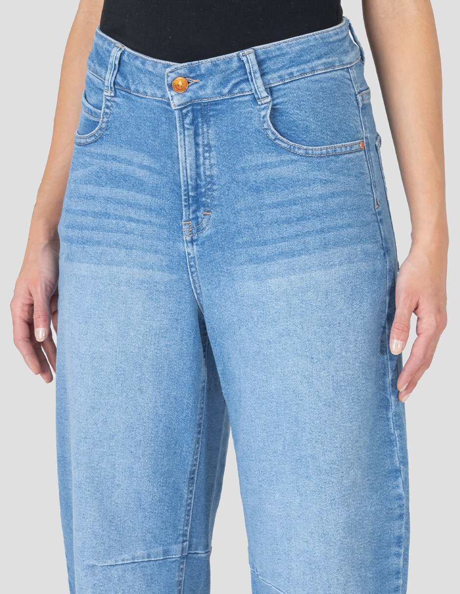 Jeans barrel para mujer 5