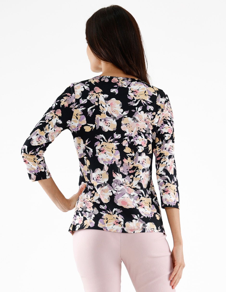 Blusa manga 3/4 para mujer 2
