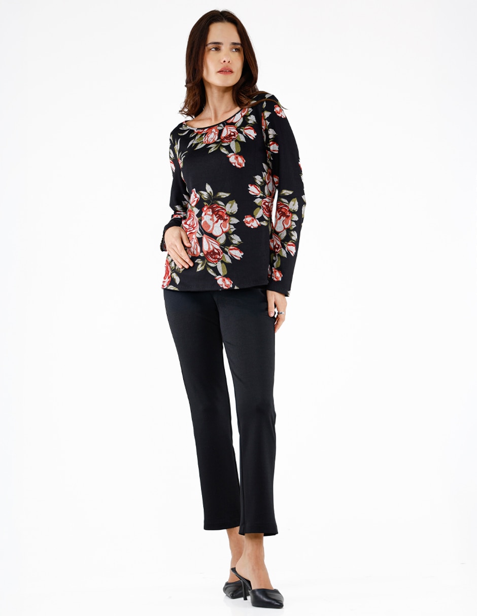 Blusa manga larga para mujer 3