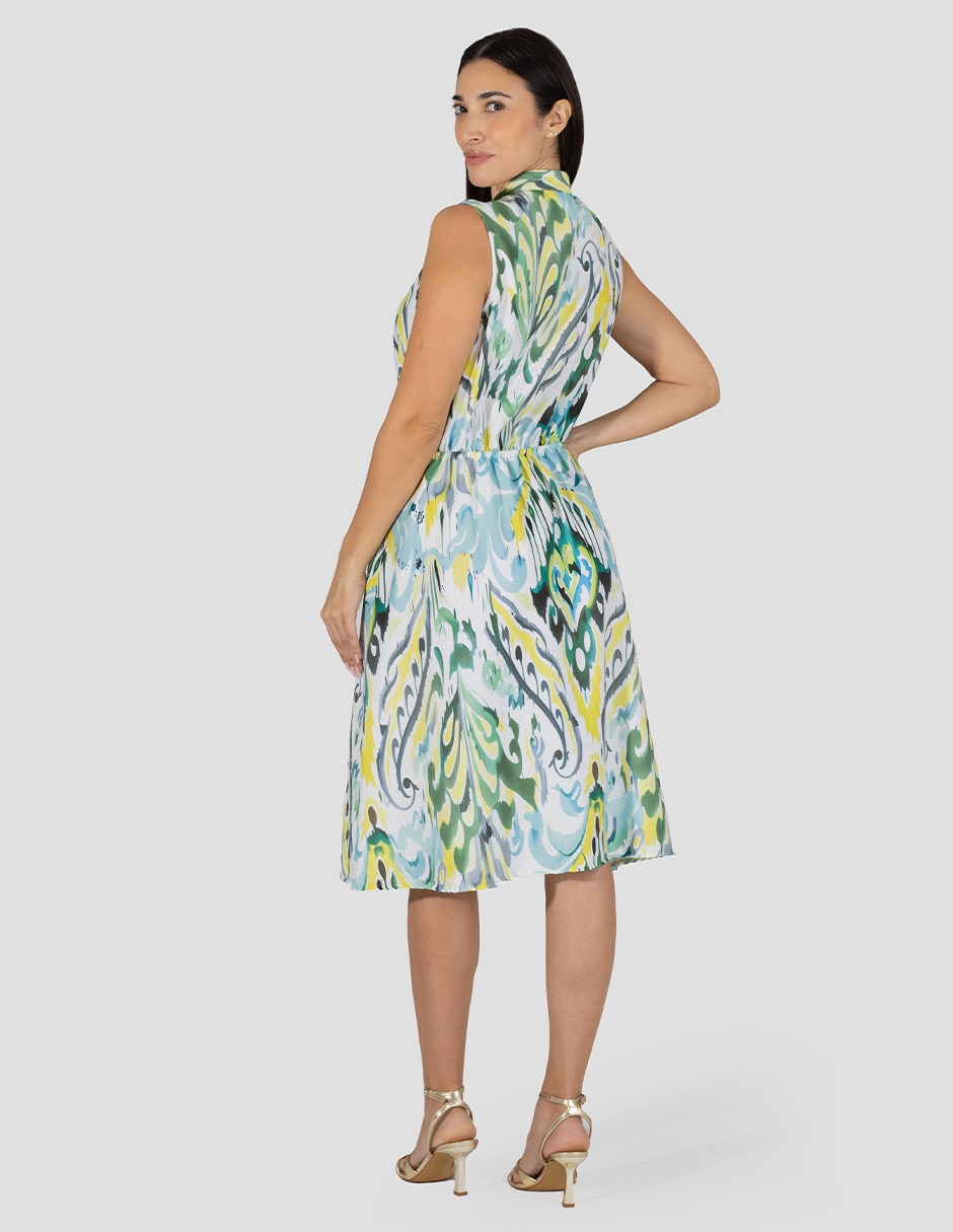 Vestido a la rodilla casual para mujer 3