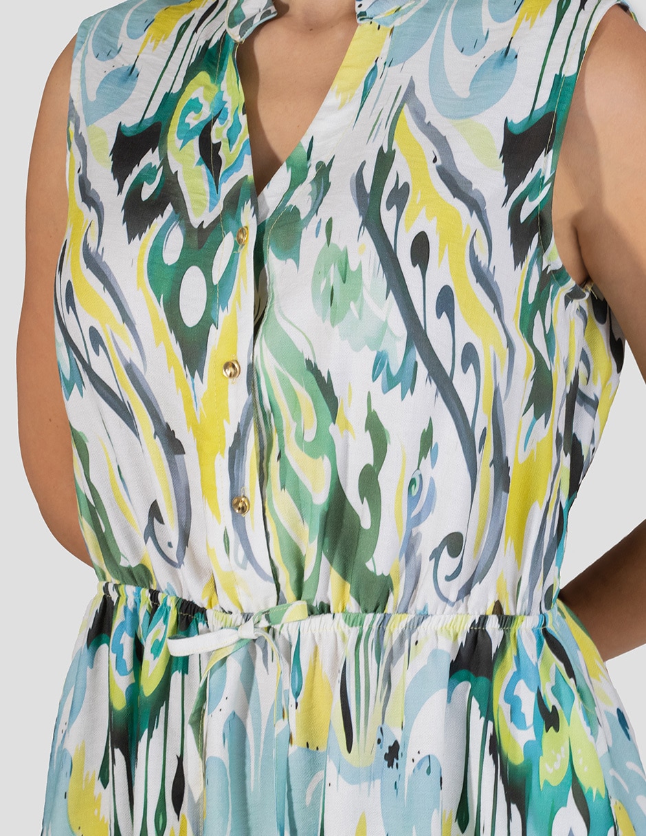 Vestido a la rodilla casual para mujer 4