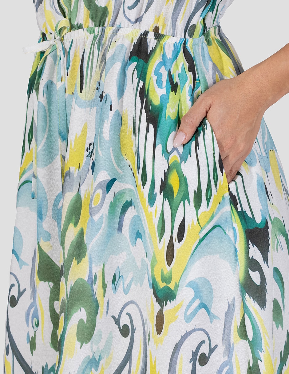 Vestido a la rodilla casual para mujer 5