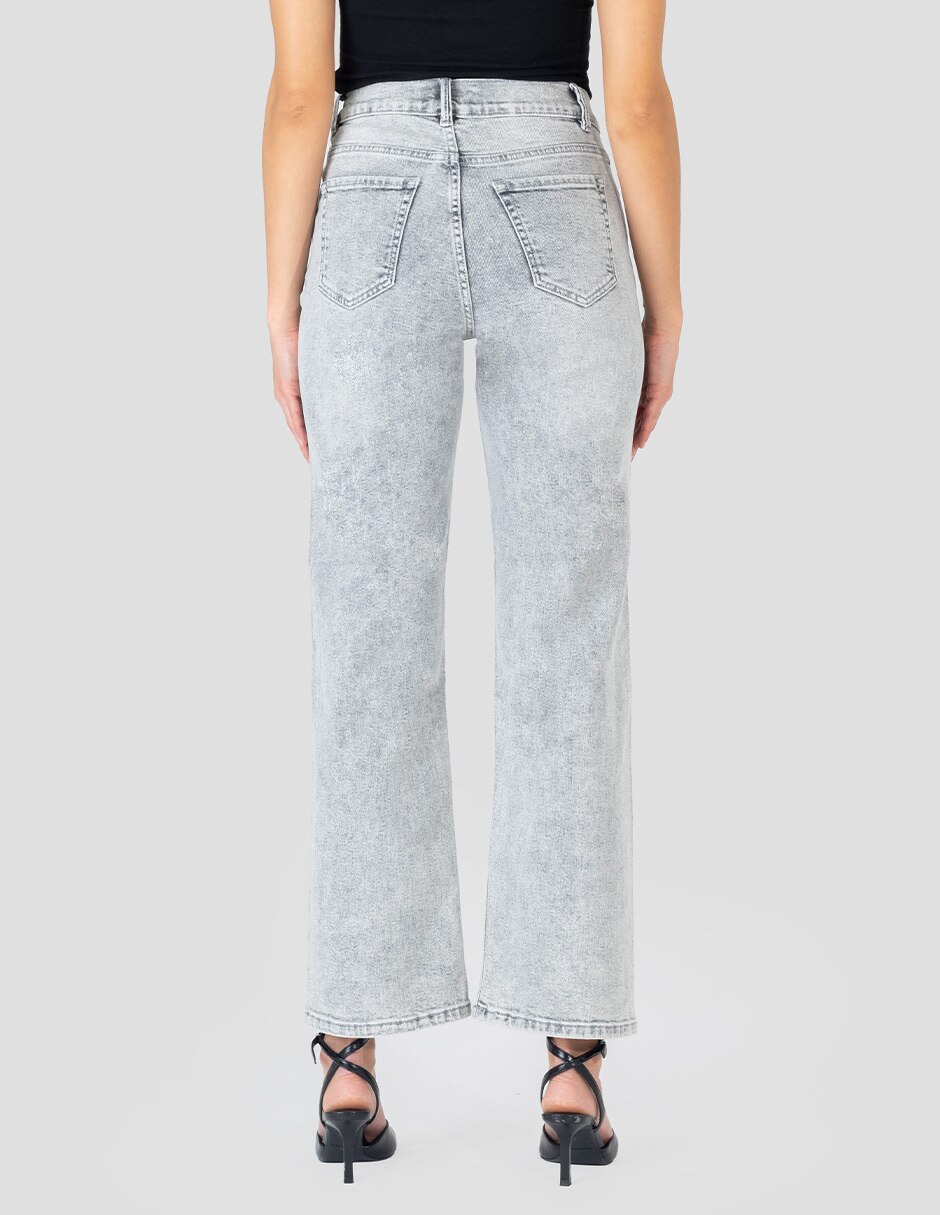 Jeans straight para mujer 2
