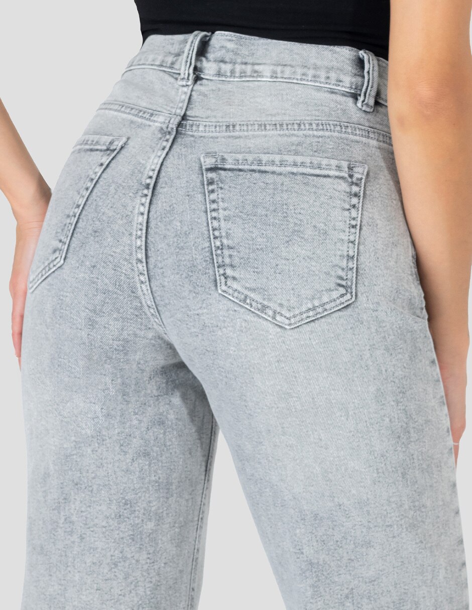 Jeans straight para mujer 4