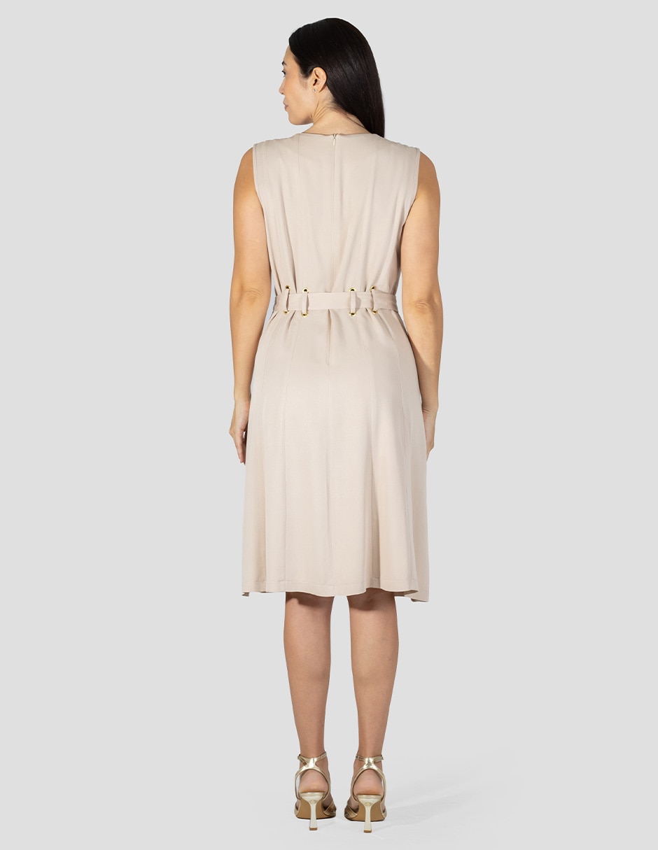 Vestido a la rodilla casual para mujer 2